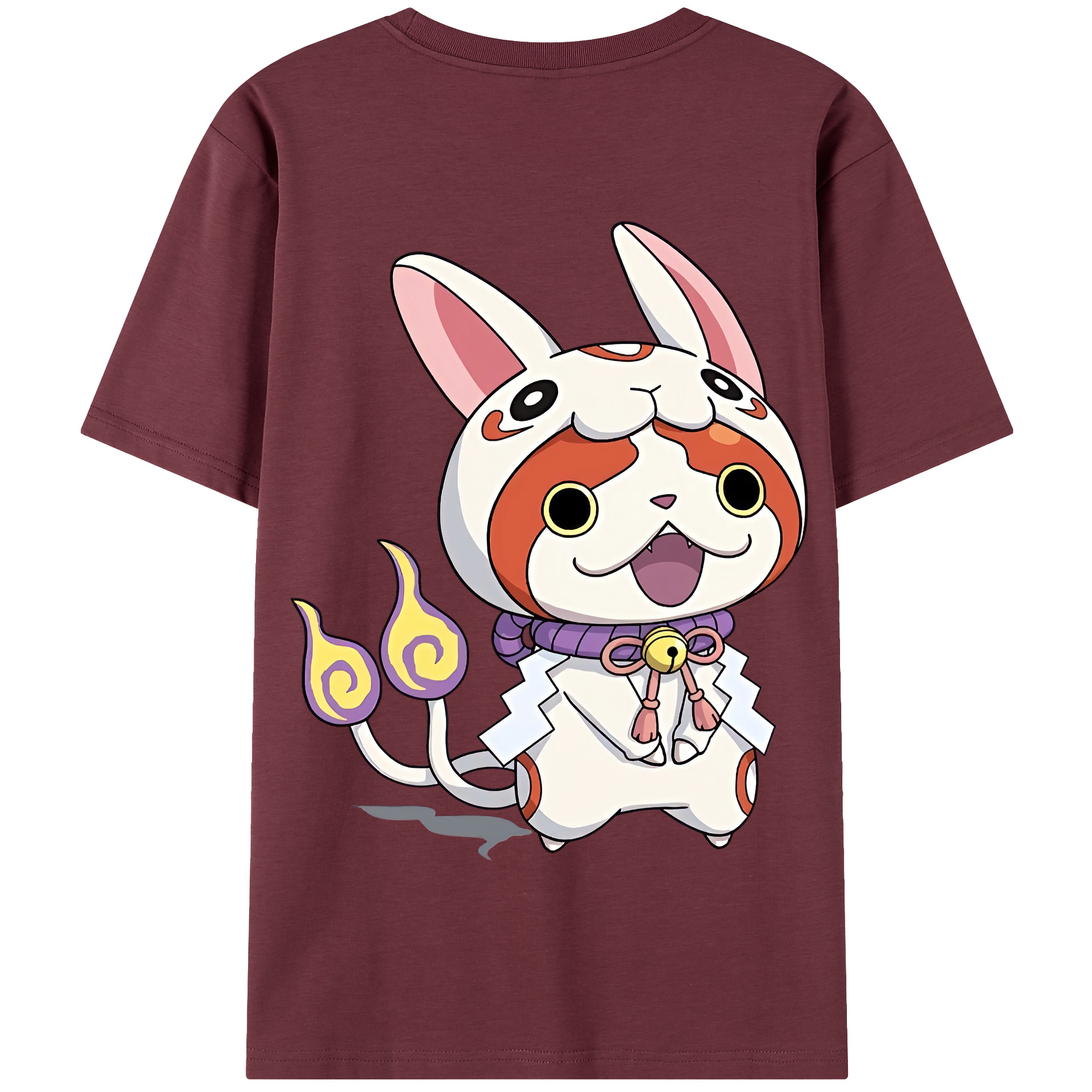 （画像用） 妖怪ウォッチ Yo-kai Watch 綿100％半袖Tシャツ（背面プリント）